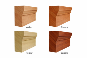 Panneau de moulure en bois massif d'aulne traditionnel pour meubles et décoration intérieure, design moderne, résistant à la pourriture, écologique, facile à poser - Product Image 2