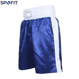 กางเกงขาสั้นผู้ชายรุ่นใหม่ล่าสุด ระบายอากาศได้ดี ดีไซน์ทันสมัย รับสกรีนโลโก้ กางเกงมวยไทย MMA ยิม บ็อกซิ่ง สำหรับเด็กผู้ชาย - Product Image 5