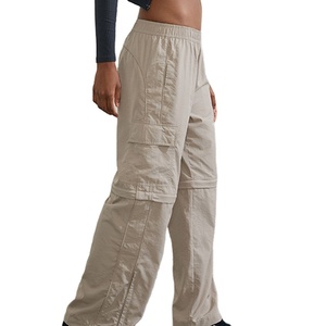 กางเกงคาร์โก้ผู้หญิงขายดี ผ้าฝ้าย 100% คุณภาพสูง ตัดเย็บตามสั่ง ขายส่ง ราคาพิเศษ ทรงปกติ มีกระเป๋าหลายช่อง - Product Image 2
