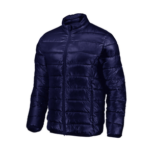 Factory Manufacture Customized Plus Size <b>Men's</b> Puffer <b>Jacket</b> New Arrival Waterproof Winter Coat with Long Sleeves Zipper Closure - Product Image 5