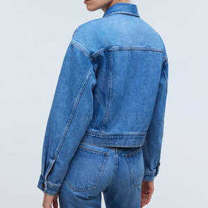 Veste en jean pour femme personnalisable, nouvelle, confortable, avec tissu doux et résistant, poches fonctionnelles et idéale pour une utilisation en extérieur - Product Image 2