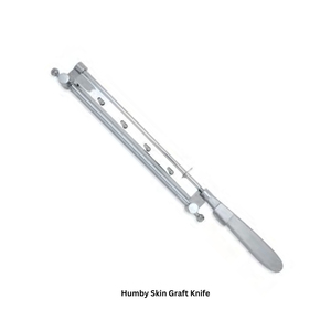 Cuchillo Profesional de Acero Inoxidable para Injertos de Piel, Fabricante de Instrumentos Quirúrgicos para Cirugía Plástica y Reconstructiva - Product Image 6