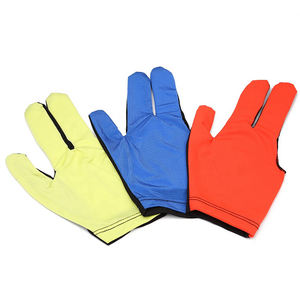 Derniers modèles, prix de gros, gants de billard à trois doigts de haute qualité pour hommes, pour snooker et billard. - Product Image 3