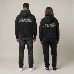 Sudadera con capucha extragrande estilo acid wash, de felpa gruesa, estilo urbano, venta al por mayor, estilo vintage, unisex - Product Image 5