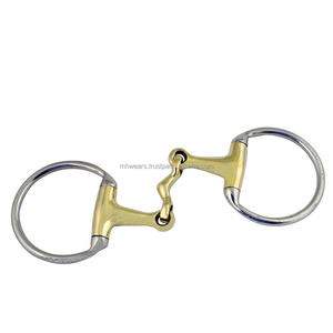 บิตม้า MH แบบ Snaffle English Gag Bit ทำจากอะลูมิเนียมและสแตนเลส สำหรับขี่ม้า ผลิตภัณฑ์สำหรับกีฬาขี่ม้า - Product Image 5