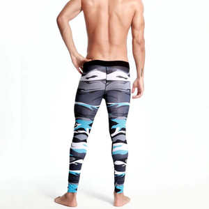 Fully Sublimation <b>Compression</b> Pants BJJ <b>Mens</b> <b>Tights</b> Grappling Martial Arts Spats Cotton/Bambo Sports <b>Tights</b> Elastic Stretch - Product Image 2