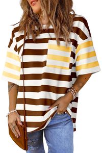 Camiseta de Mujer Transpirable, Nueva Camiseta de Mujer 100% Algodón, Cuello Redondo Informal, Manga Corta, Camiseta Estampada, Nuevo Estilo - Product Image 6