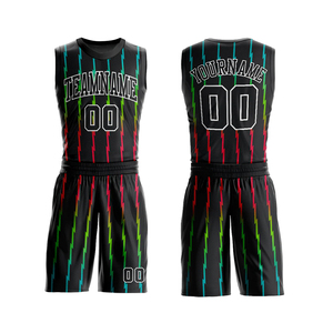 100% Polyester Breathable Basketball Uniform High Quality Custom Logo OEM Sublimated basketball Team Uniforms With Custom <b>Name</b> - Product Image 1