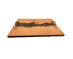Quality Handicrafts India <b>Large</b> Personalized Epoxy Resin Mango Wood Kitchenware <b>Tray</b> 43x30cm Natural Finish EPCH Certified - Product Image 3