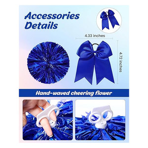 Uniforme de cheerleading personnalisé imprimé sur le devant pour adultes, impression par transfert thermique professionnelle, séchage rapide, durable, 100% polyester 220g - Product Image 6