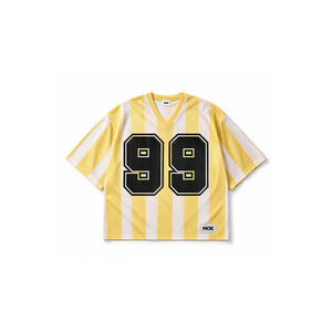 Breathable Retro <b>Soccer</b> Shirt Custom Stripe Design Oversized Polyester Mesh Unisex American Football Jersey Wholesale Supplier - Product Image 3