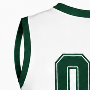 Haut d'uniforme de cheerleading vert foncé sans manches, col en V, pour performance de danse et compétition sportive - Product Image 4