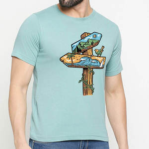 Nouvel Arrivage – T-shirt Homme Imprimé en Coton Tricoté, Durable et Élégant, Style Urbain – Vente en Gros - Product Image 4