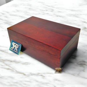 Mango <b>Wood</b> Rectangle Painted Jewelry <b>Box</b> with Velvet Interior Handmade <b>Keepsake</b> Storage for Gifting Home Tabletop Decor - Product Image 2