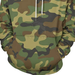 Sudadera con Capucha Moderna con Estampado de Camuflaje, Estilo Urbano, para Adolescentes, Unisex, Uso Diario - Product Image 6