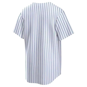 Maillot de baseball personnalisé sublimé en gros, nouveau, en maille, col en V, pull ou chemise d'entraînement à boutons intégraux, uniforme d'équipe, vêtements de sport pour hommes - Product Image 5