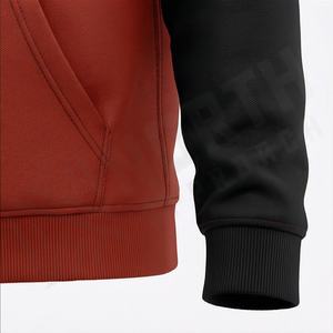 Custom Logo Full Zip <b>Hoodies</b> Adults <b>Teens</b> 100% Cotton Warm Fleece Fabric Printed School Gym Fashion Wear Direct OEM Sportswear - Product Image 6