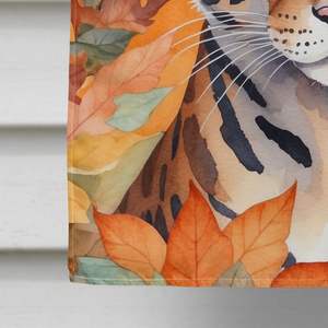 ธงประดับเสาระเบียงขนาดใหญ่ลายใบไม้สำหรับแมวซาฟารีตกไม้แขวนผนังหลากสีสำหรับแขวนผนังบ้านโพลีเอสเตอร์ขนาดฤดูใบไม้ร่วงหลากสี - Product Image 4