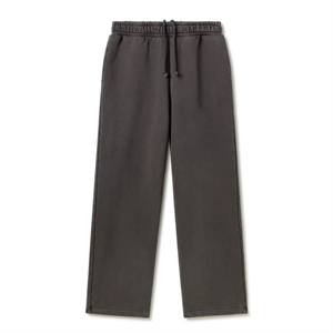 Pantalon de jogging ample et léger en molleton pour homme, couleur unie, taille mi-haute, avec logo en dentelle, style décontracté, vente en gros Rapid Sports - Product Image 1