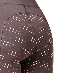 Leggings en molleton 100 % coton pour femme, très élastiques, ajustés, avec logo personnalisable, taille respirante, extensibles, effet ventre plat, écologiques - Product Image 3