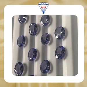 Pierre précieuse naturelle Tanzanite bleu clair taille ovale clarté pure qualité AAA en vrac pour la fabrication de bijoux en gros pierres précieuses OEM - Product Image 6