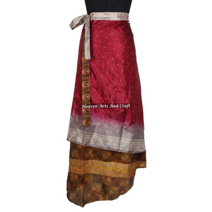 Nuevo Vestido Halter Tubo de Seda Vintage Mágica de 38 Pulgadas con Falda Cruzada Reversible, Estilo Casual y de Moda para la Playa - Product Image 1