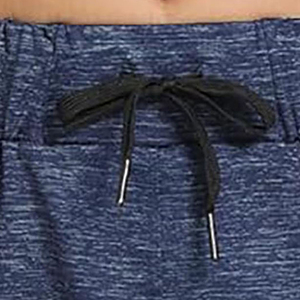 Nuevo Diseño 2026 OEM Pantalones Cortos de Punto Azules para Mujer con Bolsillos, Cintura con Cordón, Estilo Casual, Diseño Transpirable ODM - Product Image 5
