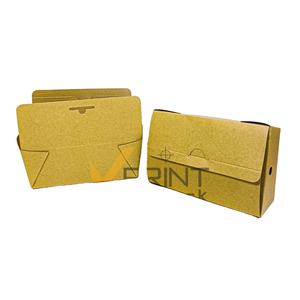 กล่องใส่อาหารขนาดเล็กแบบเวียดนามกระดาษคราฟท์สีน้ำตาลย่อยสลายได้เข้าไมโครเวฟได้บรรจุ8ชิ้น - Product Image 1