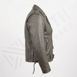 Chaqueta de Motociclista de Cuero Genuino para Hombre de la Mejor Calidad, Nueva Colección de Invierno, Chaquetas de Motocicleta con Protecciones Desmontables Personalizadas - Product Image 3