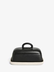 Elegante Mantequillera Mate con Tapa Cuadrada Abombada, Perilla de Fácil Agarre, Bandeja Profunda para Servir, Moderno Contenedor de Mantequilla para Encimera de Cocina - Product Image 5