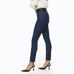 High Quality High Waist Women's Denim Pants OEM Factory Direct Sale Streetwear Style Embroidery Hotsale Straight Loose Fit - Product Image 5