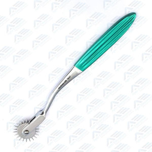 Instrument chirurgical pour tests neurologiques, roue de Wartenberg en acier inoxydable verte, qualité supérieure - Product Image 4