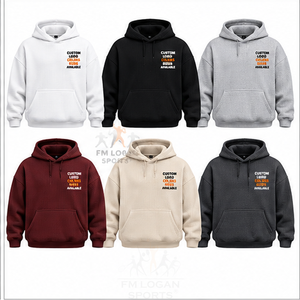 <b>White</b> Waffle Knit Cotton Hoodie Unisex Regular Fit Textured Pullover Hooded <b>Sweatshirt</b> Pocket Contrast Trim Heavyweight - Product Image 5
