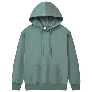 Sweat-shirt à capuche de qualité supérieure, couleur unie, en molleton, coupe classique, style décontracté, saison automne, manches longues, avec poche. - Product Image 3