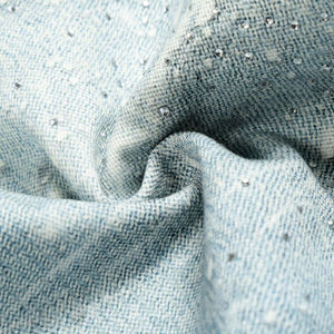Los Mejores Jeans de Mezclilla Elásticos de Corte Recto y Holgado, Estilo Streetwear, Cintura Media, Lavado Oscuro para Mujer - Product Image 6