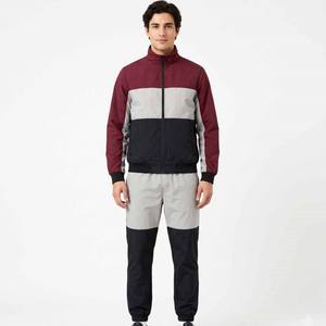 Custom Eco-Friendly Rhinestone Winter Hooded Solid Polyester Track <b>Suit</b> Set <b>Mens</b> Streetwear <b>Waterproof</b> Jacket Pants Wholesale - Product Image 1