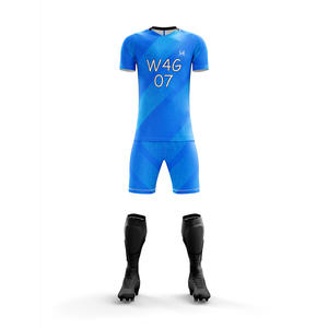 Conjuntos de Uniformes de Fútbol Personalizados con Logotipo de Equipo, 100% Poliéster, Transpirables, Ecológicos, Antibacterianos y de Secado Rápido - Product Image 2