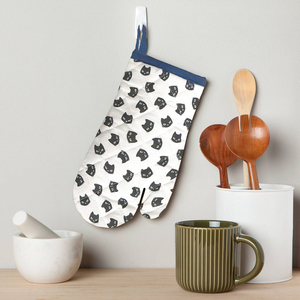 Gants de cuisson résistants à la chaleur, mitaines de four imprimées au design original, au prix le plus bas en Inde. - Product Image 1