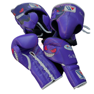 Custom Winning Sparring Set Cowhide Leather Boxing <b>Gloves</b> Headgear & Groin Guard sublimation Quickdry Martial Arts Training - Product Image 2