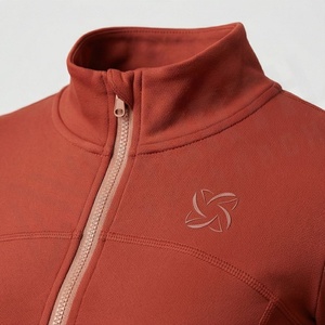 Women Piece Workout Set Full Zip Cropped Sports <b>Jacket</b> High Waisted Leggings Gym <b>Yoga</b> Fitness Activewear Athletic Suit - Product Image 4