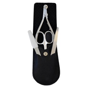 Kit professionnel de soins des ongles avec pousse-cuticules et coupe-cuticules en acier inoxydable, outils de manucure et pédicure, personnalisation de marque, vente en gros - Product Image 4