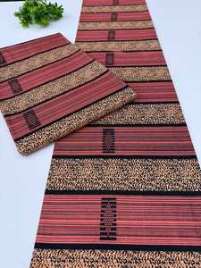 Tela Africana Auténtica de Nigeria con Estampado de Cera, 100% Algodón, para Prendas Elegantes, Mercado de Sudáfrica - Product Image 4