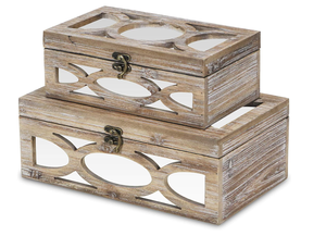 Wooden Luxury Mirror <b>Storage</b> Decorative Fancy <b>Box</b> for Table Decoration New Luxury <b>Storage</b> <b>Box</b> Supplier for Gift Packing <b>Storage</b> - Product Image 3