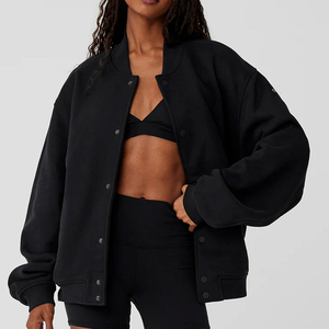 Custom Women Varsity Jacket with Embroidery Comfortable Street Wear Premium Fit Stylish Design Sustainable Washable - Product Image 1