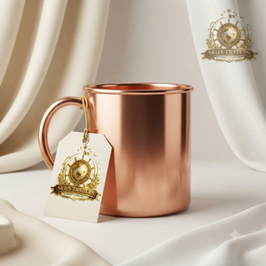 Mug Moscow Mule en Cuivre Pur Massif, Surface Lisse Sans Soudure, Vaisselle Métallique en Gros pour Bière, Cocktails et Eau Froide - Product Image 2