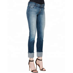 Custom Brand Skinny <b>Women</b> Long Length Denim Pants Best Selling Female Streetwear <b>Jeans</b> Pants - Product Image 2