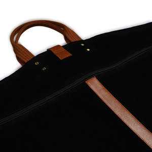 Housse de vêtement imperméable en toile, sac de voyage pour vêtements, housse de protection zippée, emballage personnalisé, housse de costume en velours anti-glisse - Product Image 3