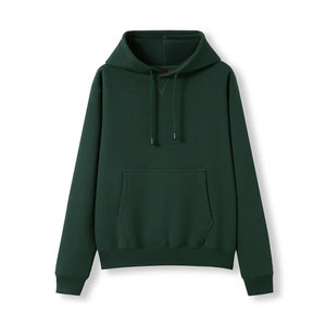Hoodie d'hiver personnalisé uni et à marque privée pour femmes, doublé et épais, avec poche kangourou, couleur violet. - Product Image 5