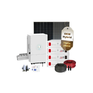 Sistema Solar Híbrido de Fase Dividida, Conjunto Completo de 8KW, 10KW, 12KW, 15KW, 18KW, 20KW, 24KW con Salida de 120V y 240V para América del Norte - Product Image 4