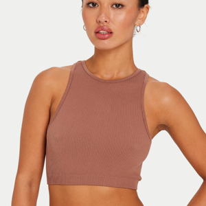 Camiseta Deportiva Ligera de Spandex/Nylon para Mujer, Ajustada, de Secado Rápido, Informal, para Correr, Fitness, Yoga, Moda - Product Image 6